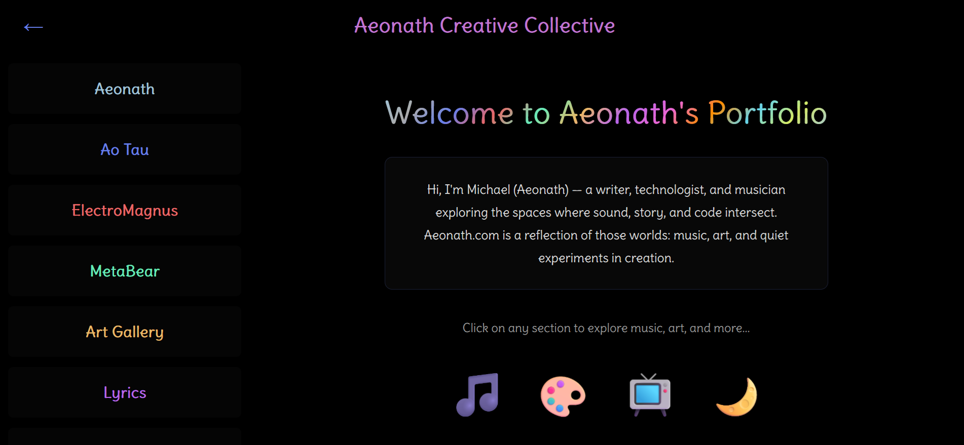 Aeonath Main Page